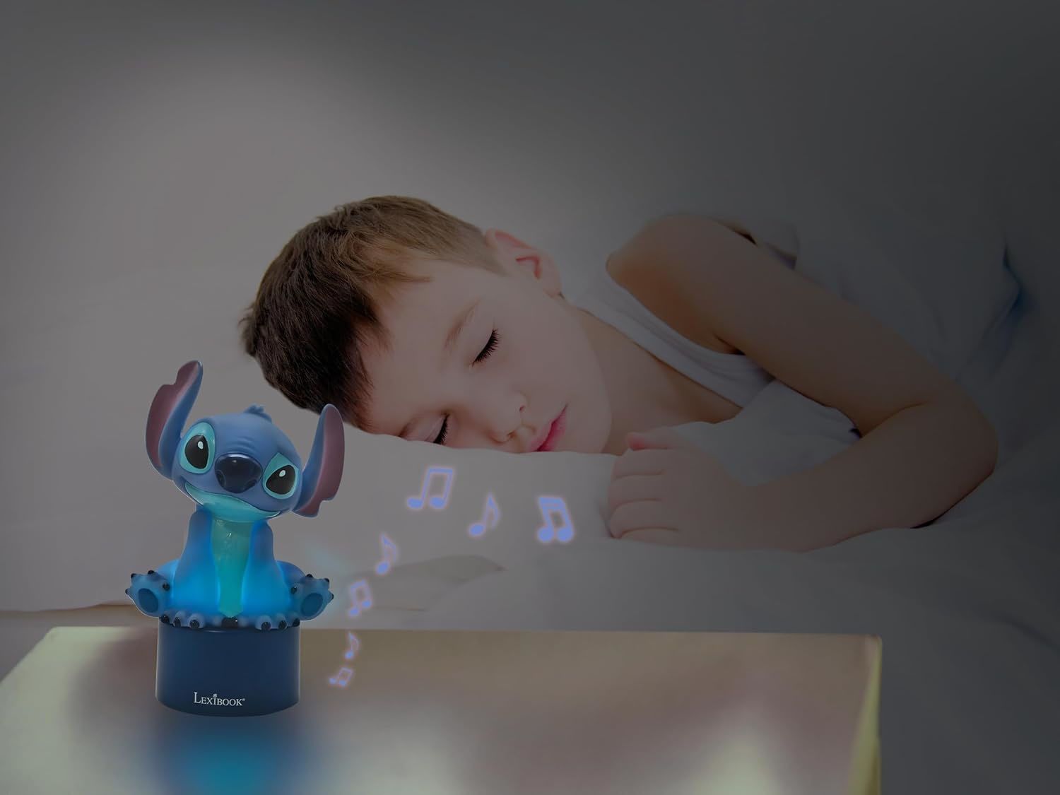 Νυχτερινό Φωτάκι Led Disney Stitch Night Light με Ηχείο & Αλλαγή Χρώματος Lexibook NS01D