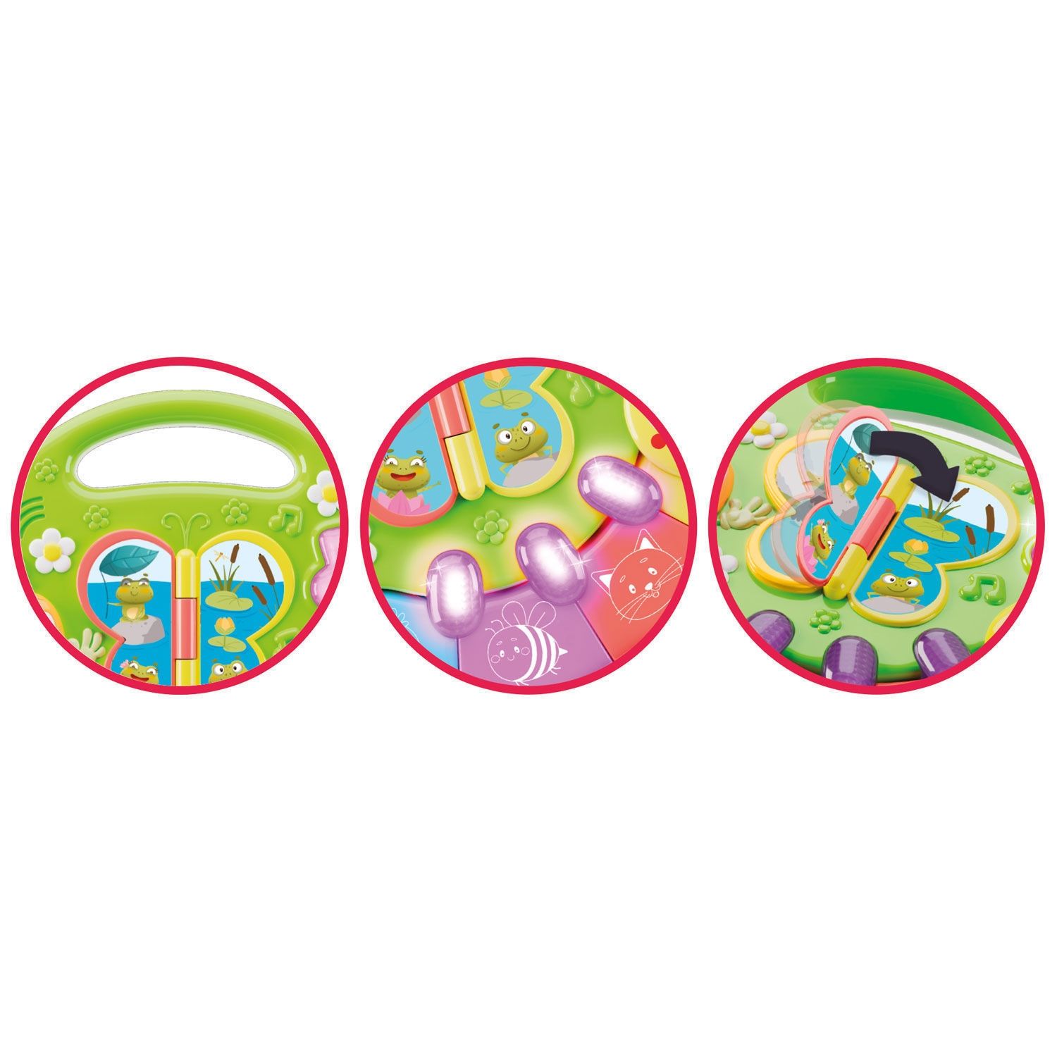 Mini Εκπαιδευτικό Τραπεζάκι Ζωάκια με Ήχους & Φώτα Carotina Baby Lisciani 109913