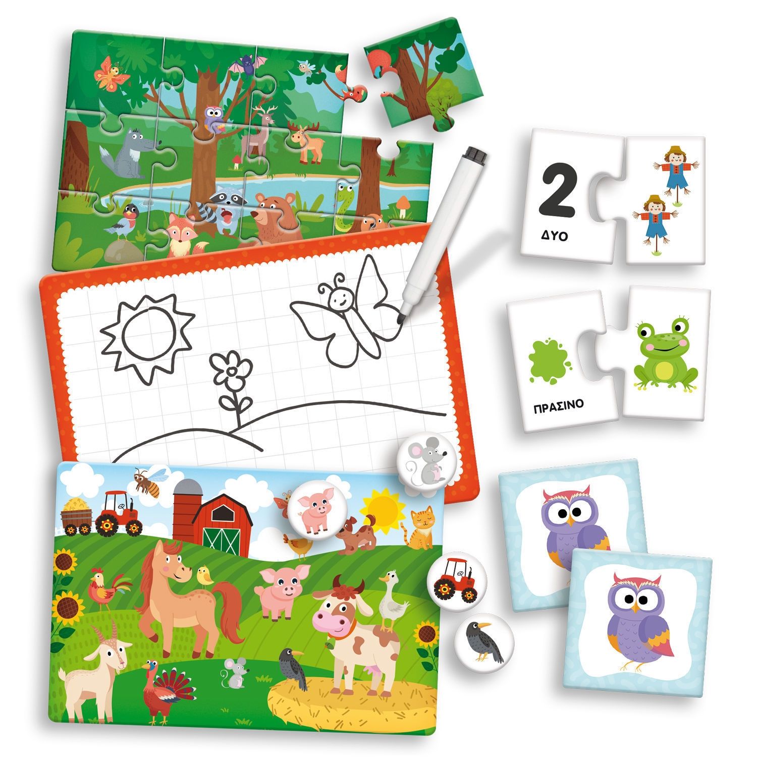 ΚΑΡΟΤΙΝΑ 10 ΕΚΠΑΙΔΕΥΤΙΚΑ ΠΑΙΧΝΙΔΙΑ - Πλήρες Σετ Μάθησης για Προσχολική Ηλικία 109449