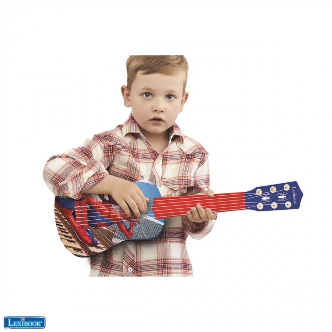 Η πρώτη μου κιθάρα Spiderman με 6 νάιλον χορδές, και 53 cm μήκος Lexibook K200SP