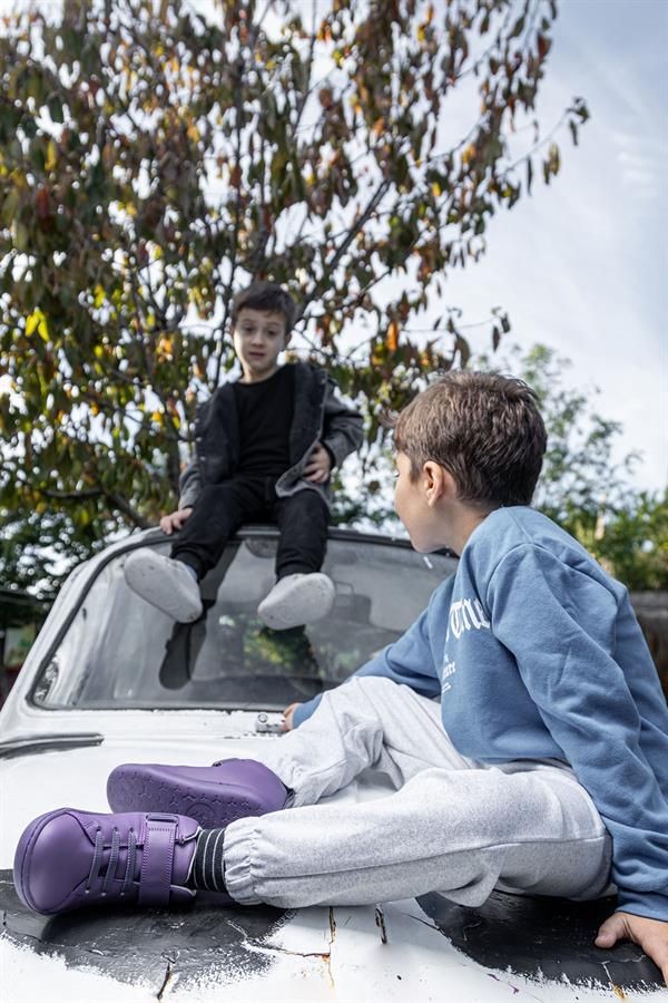 Παιδικά Παπούτσια Hightop - Μωβ (Μεγέθη 24-32)