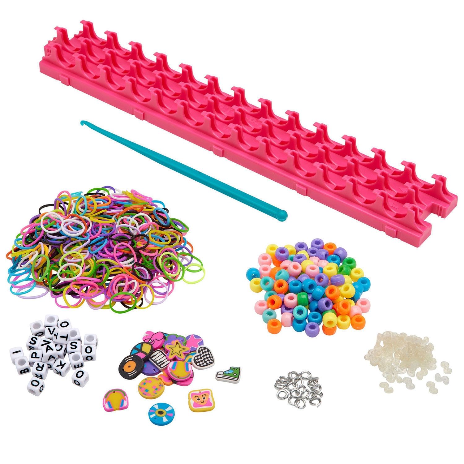 Cra-Z-Loom Rock & Roll - Αργαλειός Βραχιολιών με Charms και Γράμματα (8+ Ετών) Lexibook CRLOOM6