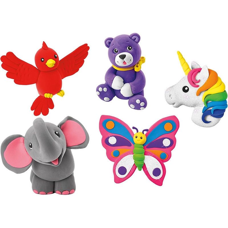 Cra-Z-Art Softee Dough - 8 Δοχεία Μαλακής Πλαστελίνης x 113g - Ζωηρά Χρώματα - 2+ Ετών Lexibook CRDOUGH1