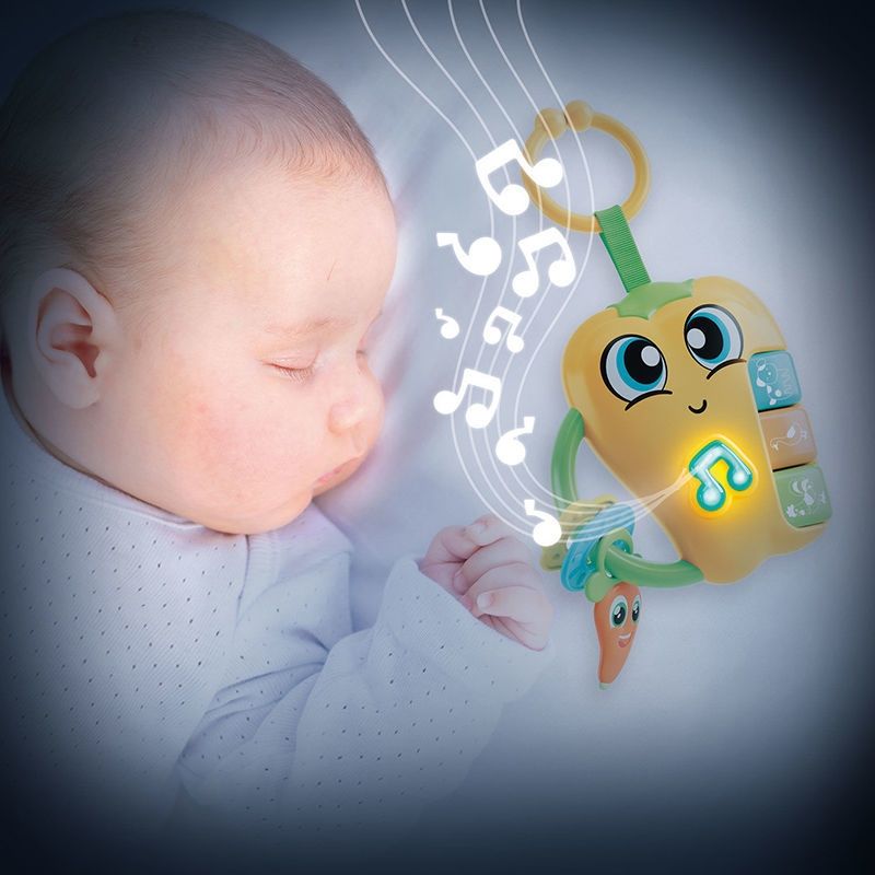 Carotina Baby Pepper (Πιπεριά) - Βρεφική Ηλεκτρονική Κουδουνίστρα με Μελωδίες Lisciani 109883