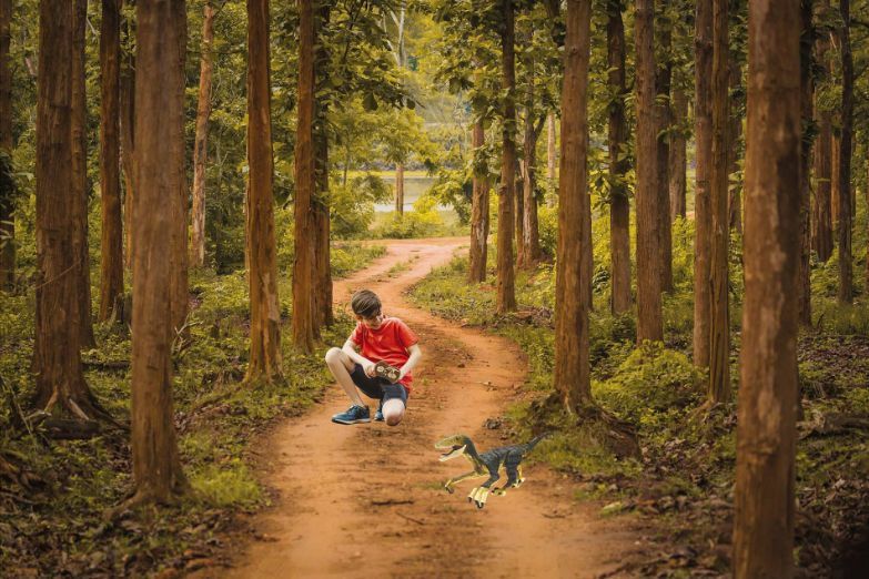 Τηλεκατευθυνόμενος Βελοσιράπτορας με Εφέ Ήχου, Φωτός & Τηλεχειριστήριο DINO01 Lexibook