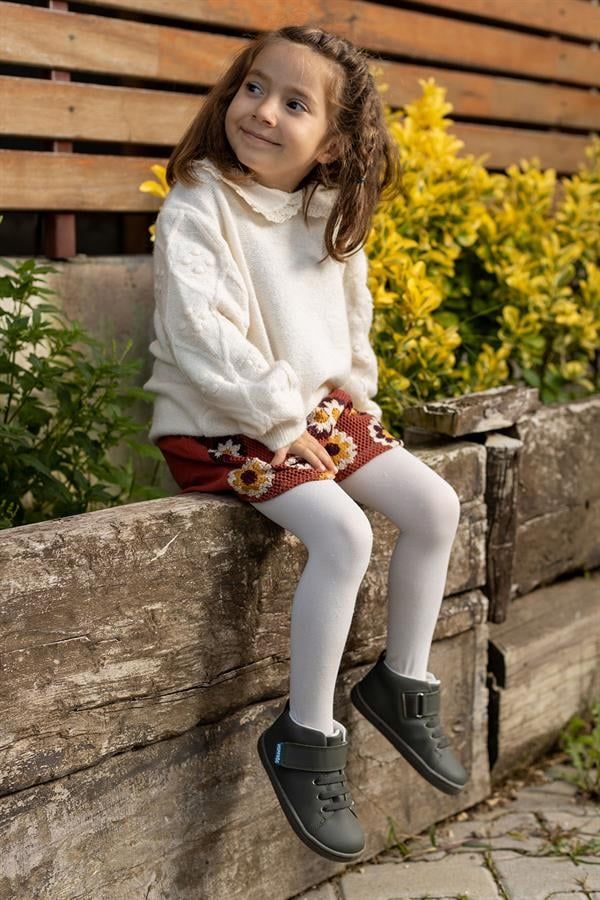 Παιδικά Παπούτσια Hightop - Χακί (Μεγέθη 24-32)