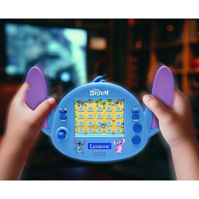 Lexibook Disney Stitch Φορητή Κονσόλα Cyber Arcade - 50 Παιχνίδια με Έγχρωμη LCD Οθόνη 2.5" JL3180D