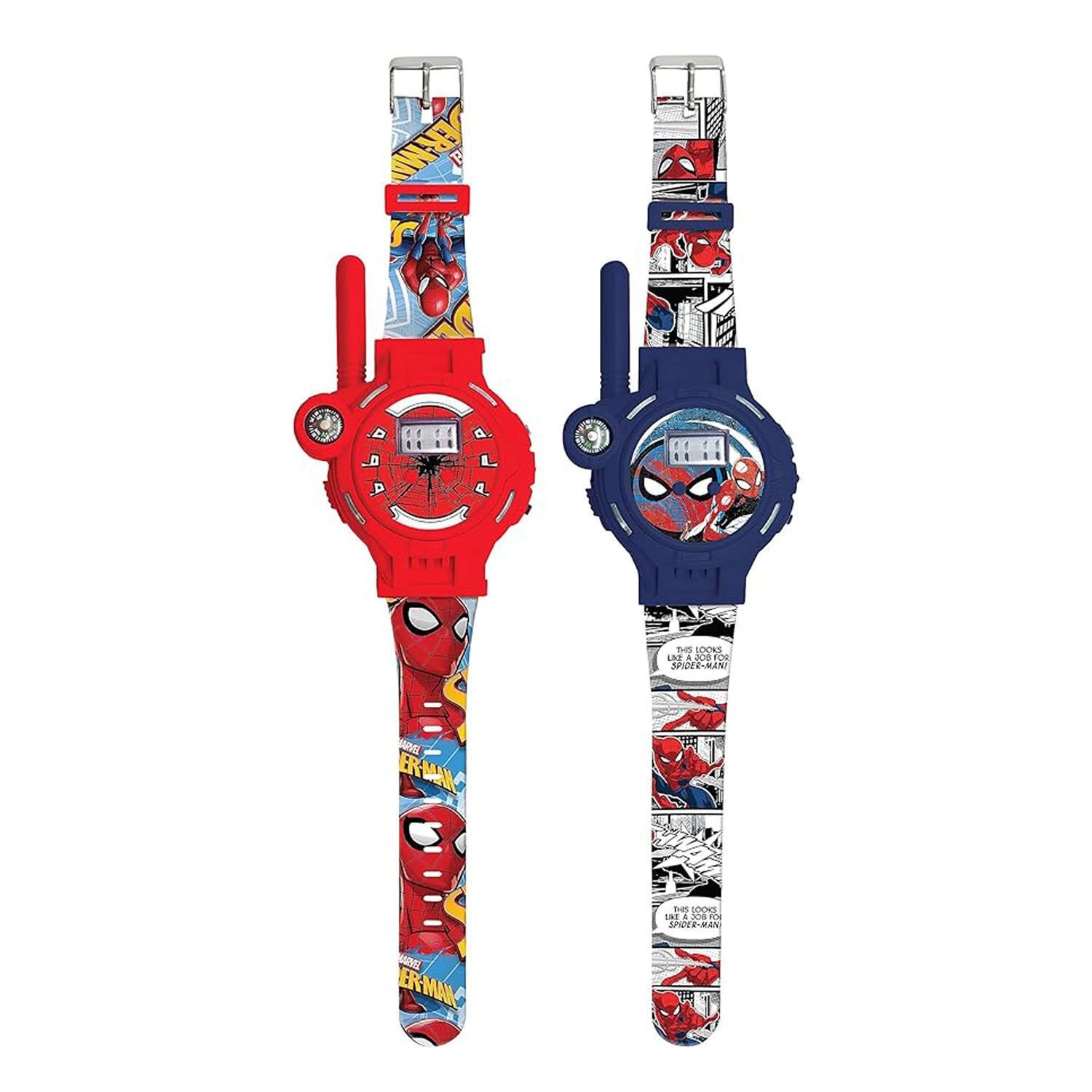 Ψηφιακό Ρολόι Χειρός Με Walkie Talkie Spiderman DMWTW1SP