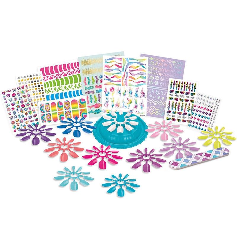 Cra-Z-Art My Look Trendy Nail Expressions - Στούντιο Διακόσμησης Νυχιών με Αυτοκόλλητα & Κρύσταλλα (8+ Ετών) Lexibook CRSS19