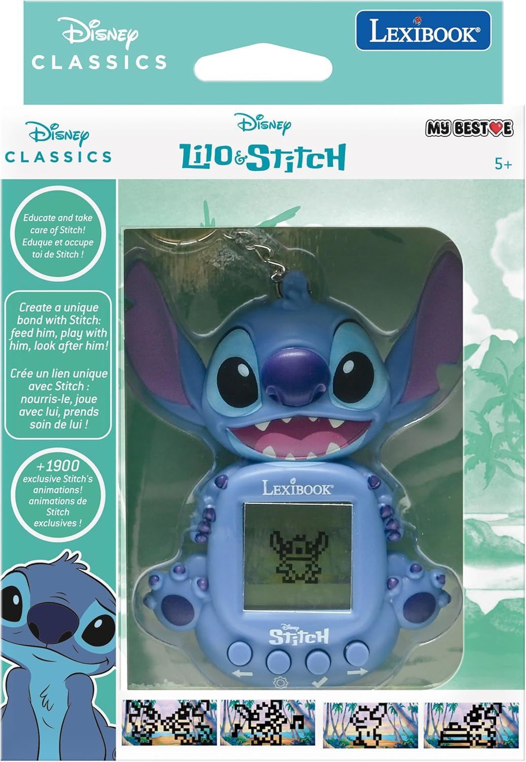Διαδραστική Μίνι Κονσόλα Lexibook Disney Stitch My Best-E