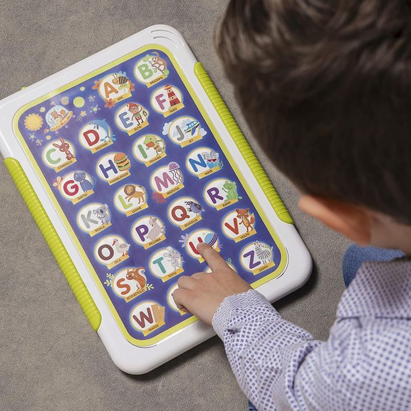 Ηλεκτρονικό Αλφαβητάρι Αφής Montessori - Διαδραστικό Εκπαιδευτικό Παιχνίδι με Ήχους & Κουίζ 95056