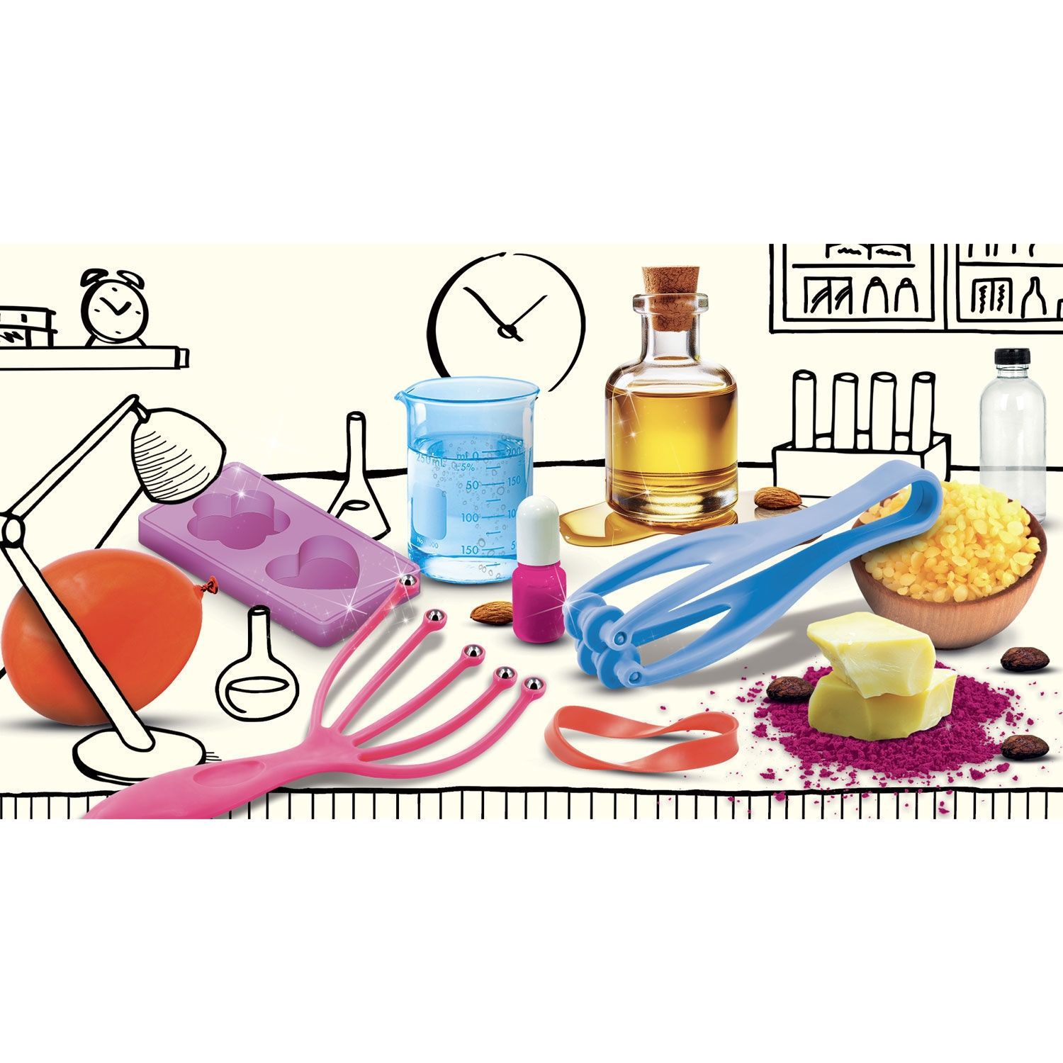 Studio Μασάζ I'm a Genius με Αρωματικά Έλαια, Σαπούνια & Εργαλεία Μασάζ 7-12 Ετών Lisciani 110308