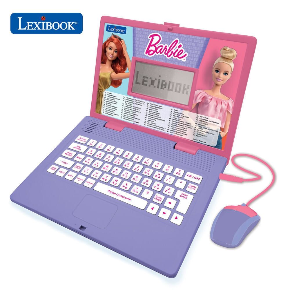 Εκπαιδευτικό Δίγλωσσο Laptop Lexibook Barbie JC598BBi8