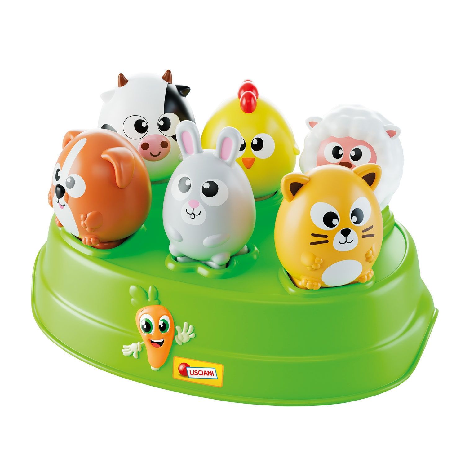 Carotina Baby Edu Shapes - Φάρμα με Ζώα (Παιχνίδι Σχημάτων & Λογικής) Lisciani 109944