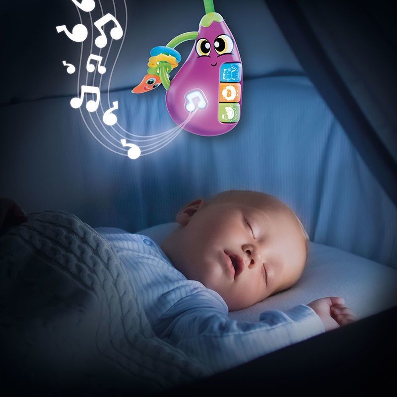 Carotina Baby Eggplant (Μελιτζάνα) - Ηλεκτρονική Κουδουνίστρα με Μελωδίες Lisciani 109890