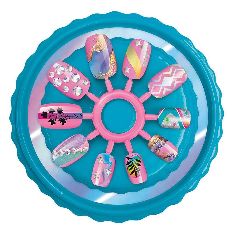 Cra-Z-Art My Look Trendy Nail Expressions - Στούντιο Διακόσμησης Νυχιών με Αυτοκόλλητα & Κρύσταλλα (8+ Ετών) Lexibook CRSS19