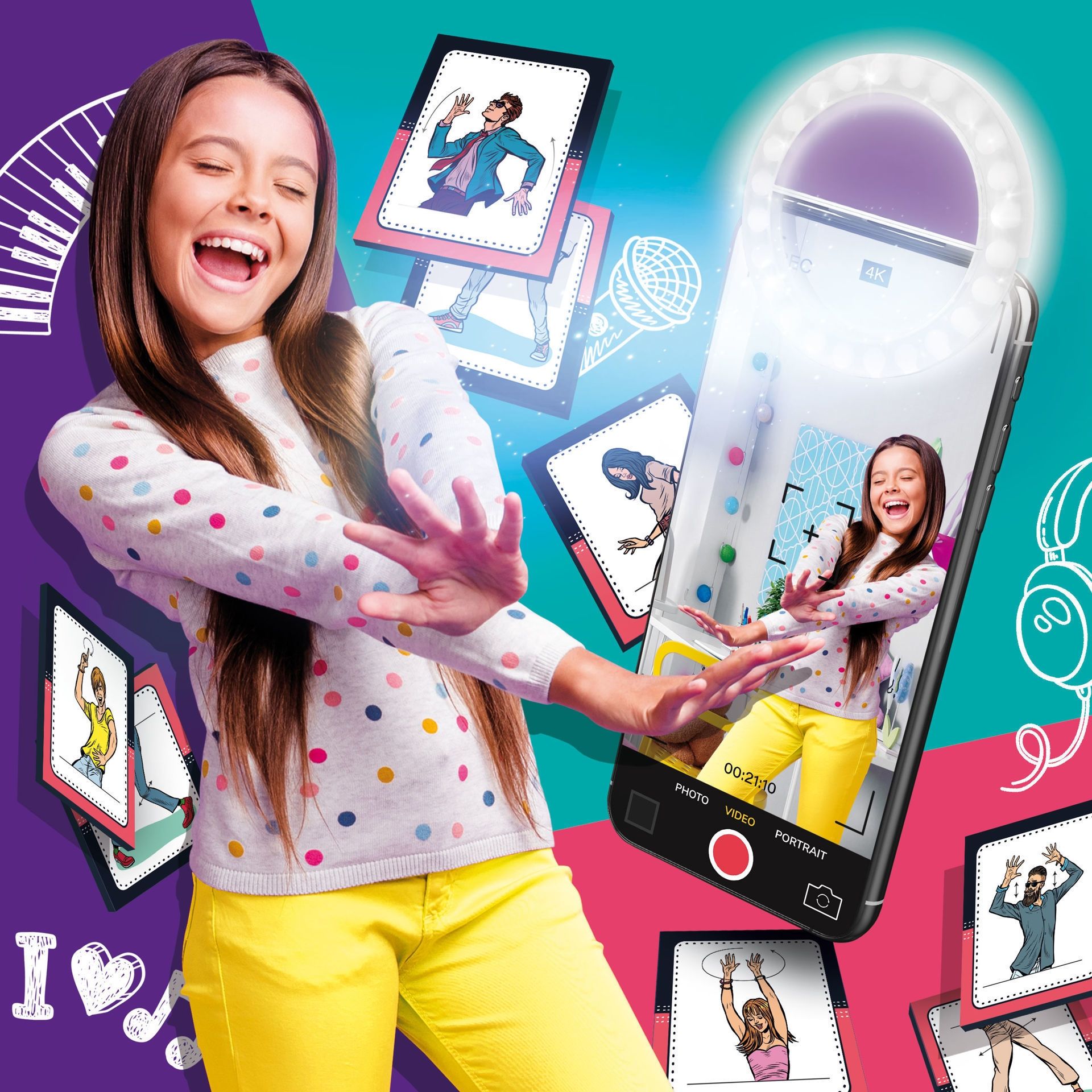 Ακαδημία Χορού Lisciani - Εκπαιδευτικό Παιχνίδι με Ring Light & Social Media 97357