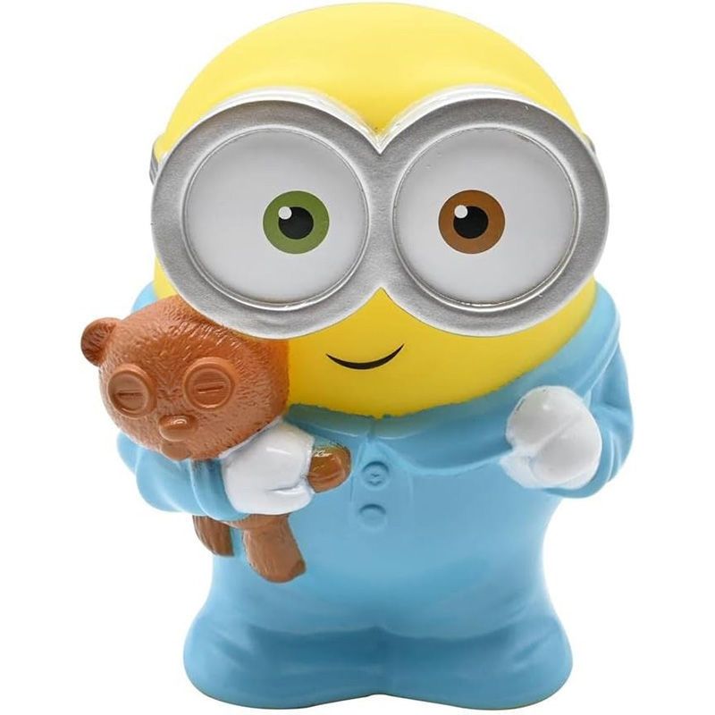 3D Φως Νυκτός Minions με Αλλαγή Χρωμάτων - LED Παιδικό Φωτάκι 13cm για Δωμάτιο- Lexibook NLJ01DES