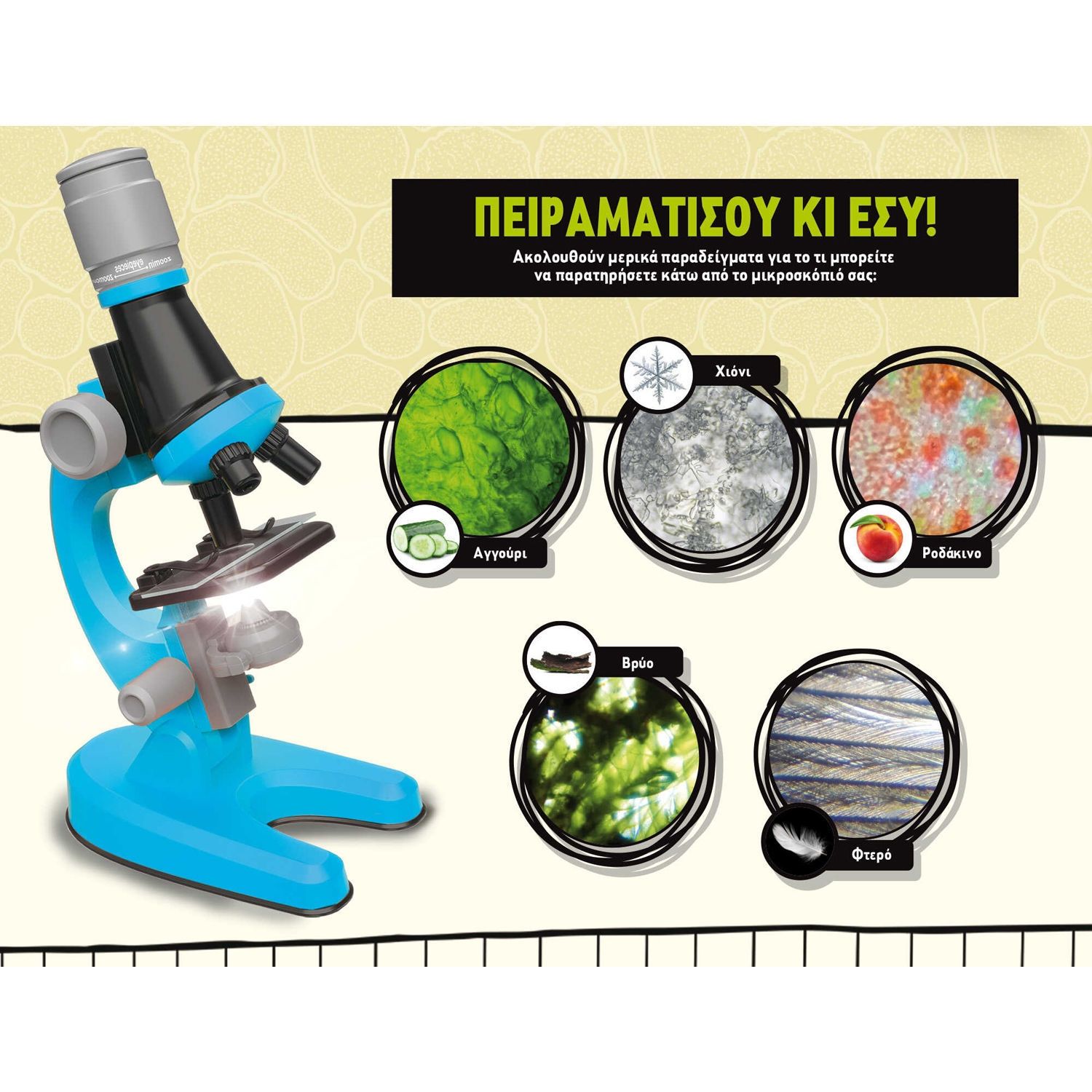 Το Πρώτο μου Μικροσκόπιο Lisciani 1200x - Εκπαιδευτικό Σετ Νεαρού Επιστήμονα 97388