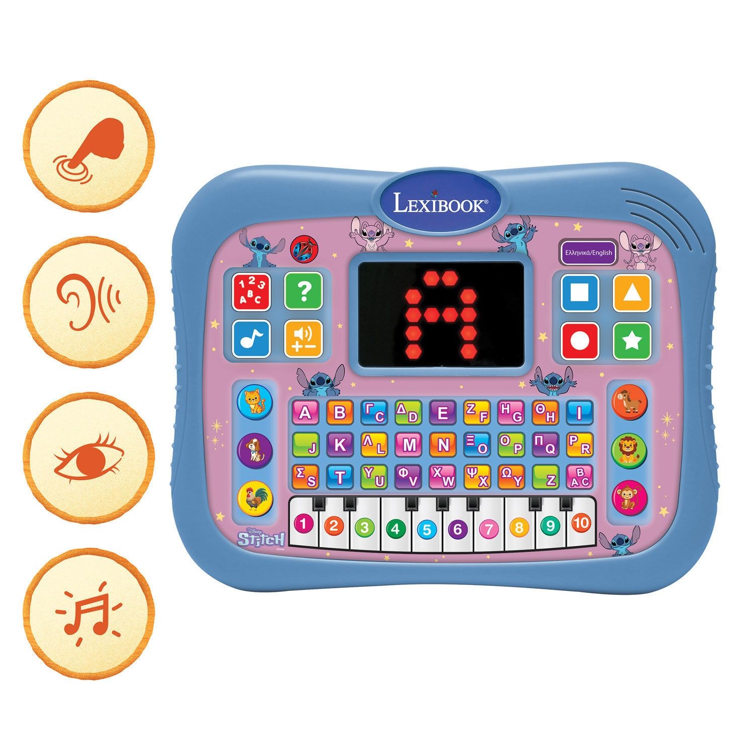 Εκπαιδευτικό Δίγλωσσο Tablet Stitch 3+ Ετών Lexibook JCPAD007Di8