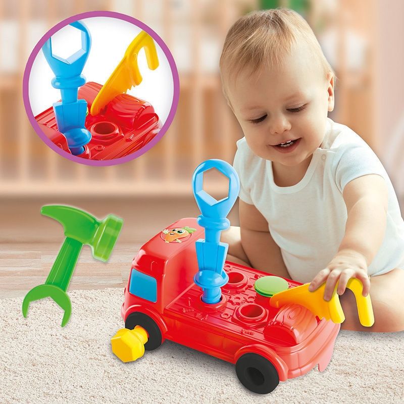 Carotina Baby Edu Shapes - Το Πρώτο μου Φορτηγό (Παιχνίδι Μηχανικού) Lisciani 109968