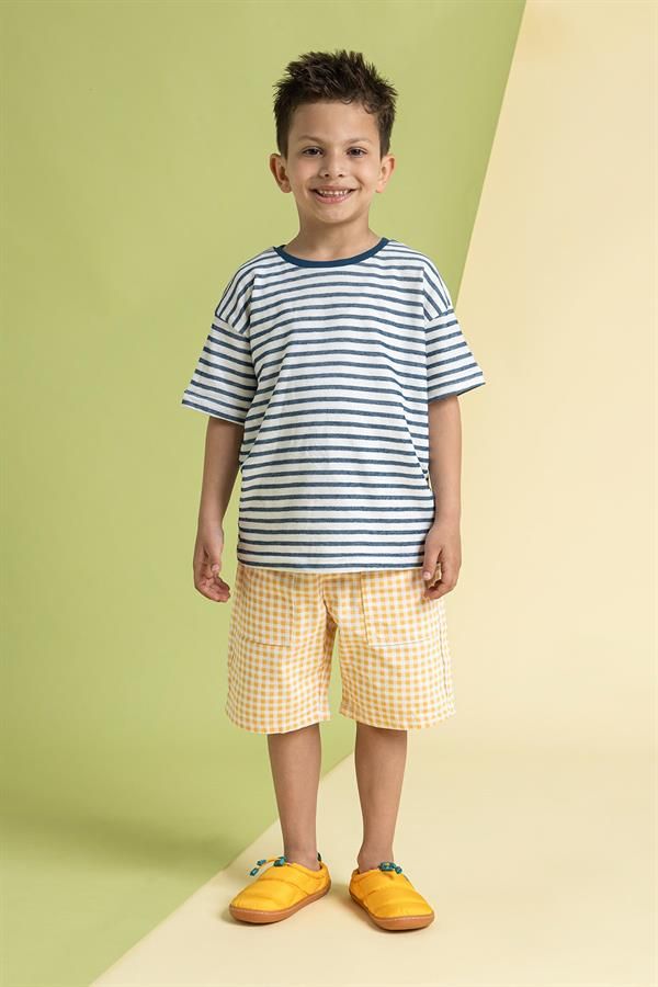 Παιδικά Παπούτσια Hoppuff Casual - Κίτρινα (Μεγέθη 24-32)