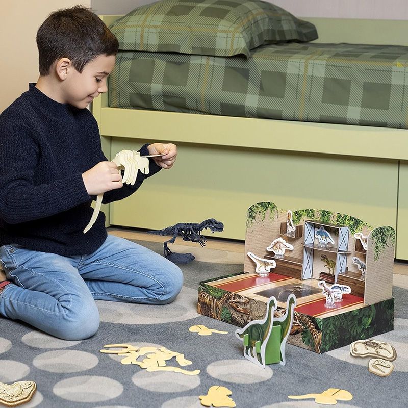 Εργαστήριο Παλαιοντολογίας I'm a Genius 3 σε 1 με Σκελετούς & 3D Μουσείο 7-12 Ετών Lisciani 92383