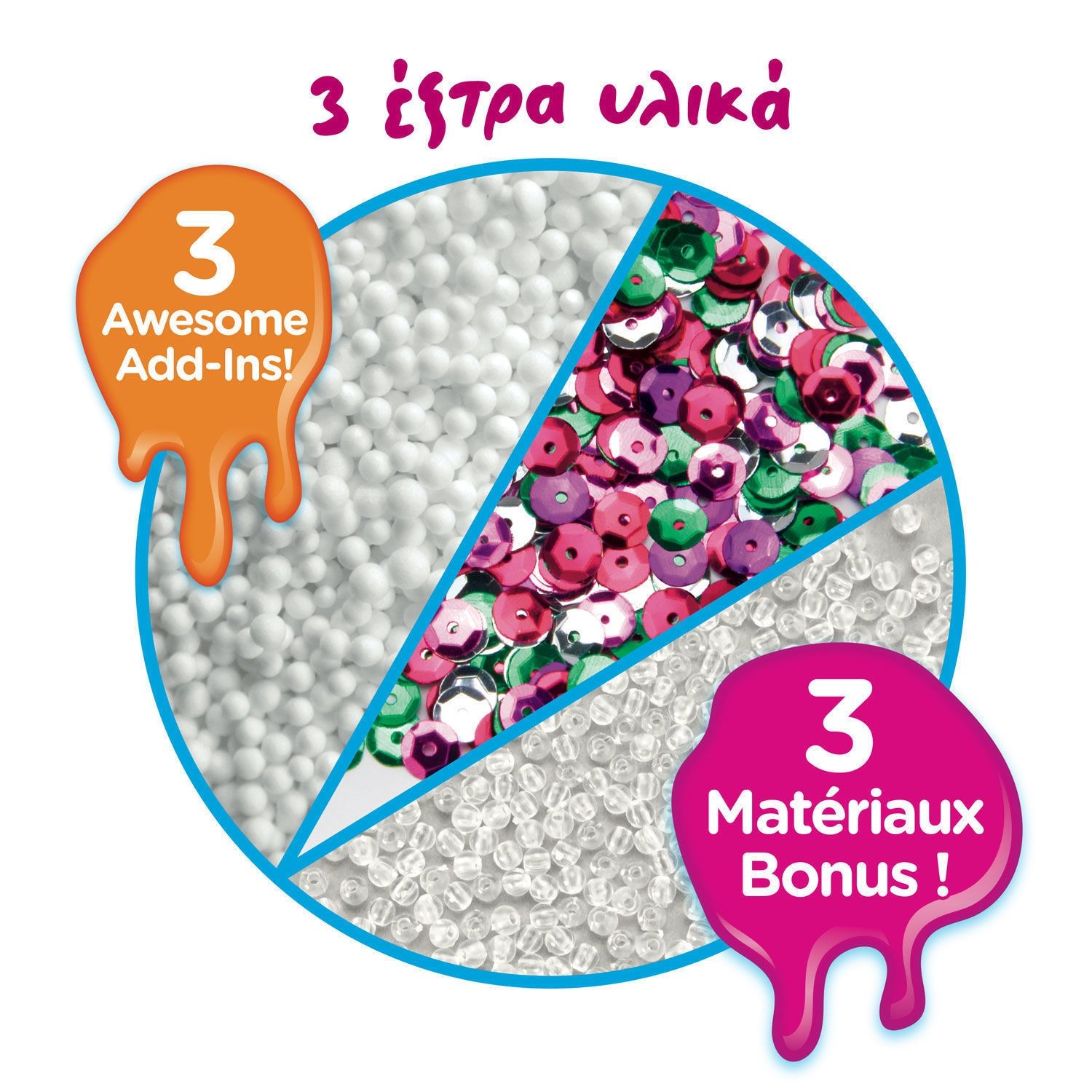 Cra-Z-Art Slimy Blendz Mix Kit - Σετ 12 Χρωμάτων Slime για Ανάμειξη Lexibook CRSLIM4