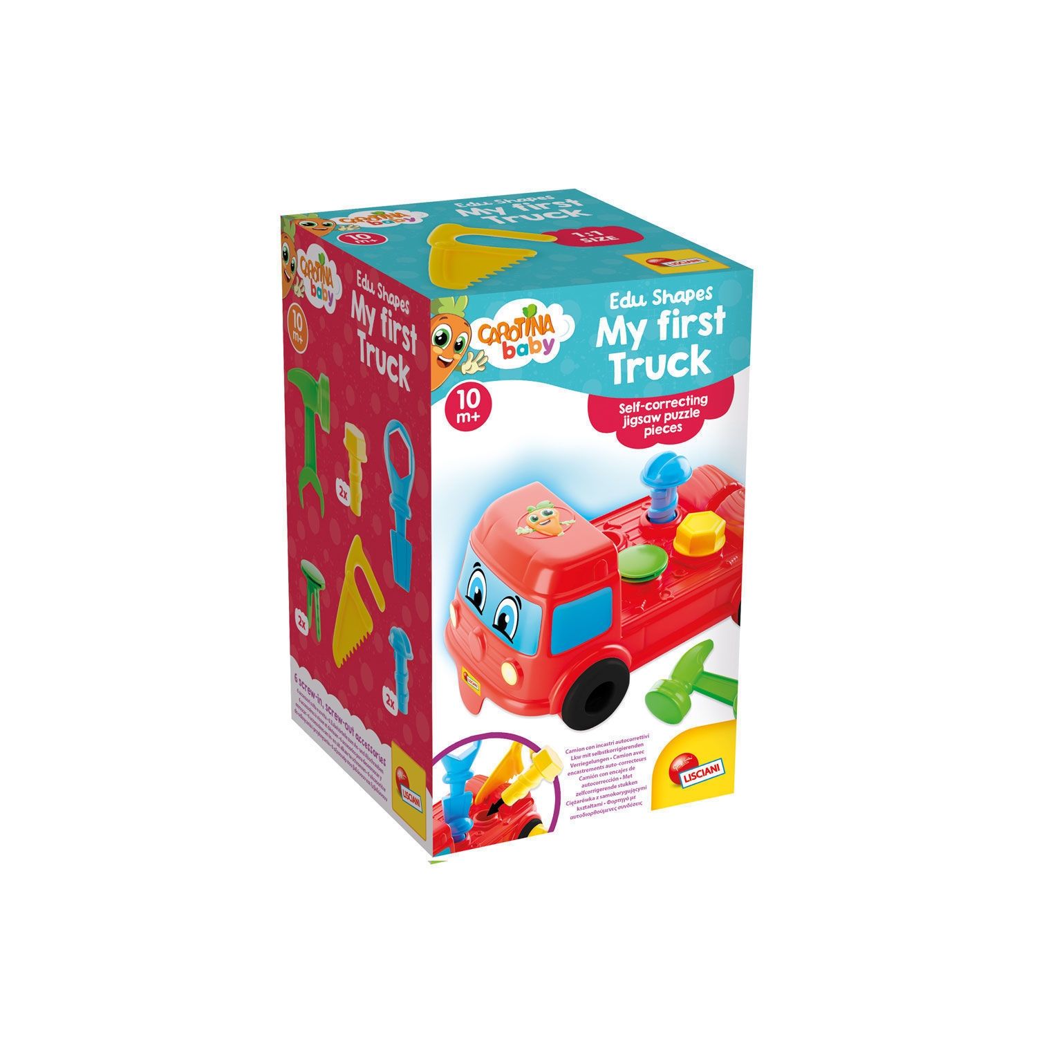 Carotina Baby Edu Shapes - Το Πρώτο μου Φορτηγό (Παιχνίδι Μηχανικού) Lisciani 109968