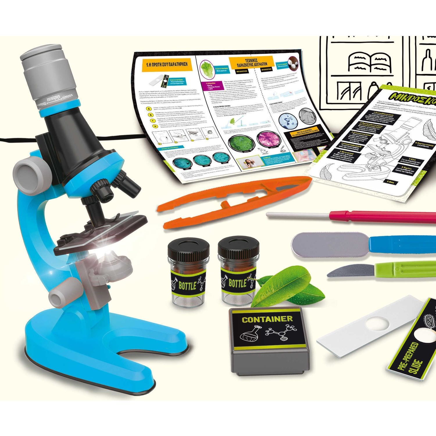 Το Πρώτο μου Μικροσκόπιο Lisciani 1200x - Εκπαιδευτικό Σετ Νεαρού Επιστήμονα 97388