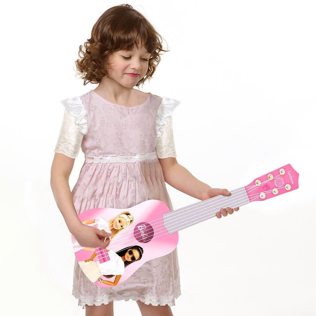 Η πρώτη μου κιθάρα Barbie με 6 νάιλον χορδές, και 53 cm μήκος Lexibook K200BB