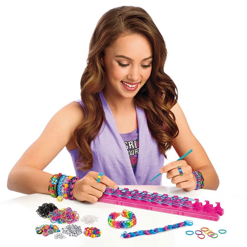 Cra-Z-Loom Rock & Roll - Αργαλειός Βραχιολιών με Charms και Γράμματα (8+ Ετών) Lexibook CRLOOM6