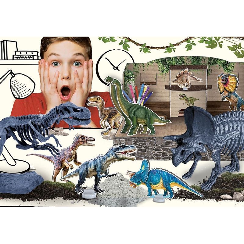 Εργαστήριο Παλαιοντολογίας I'm a Genius 3 σε 1 με Σκελετούς & 3D Μουσείο 7-12 Ετών Lisciani 92383