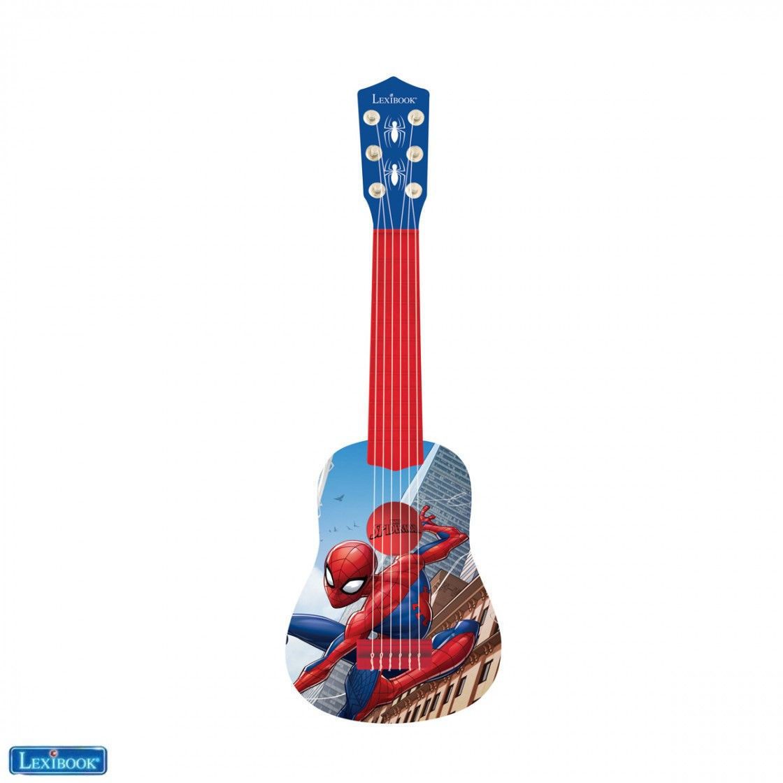 Η πρώτη μου κιθάρα Spiderman με 6 νάιλον χορδές, και 53 cm μήκος Lexibook K200SP