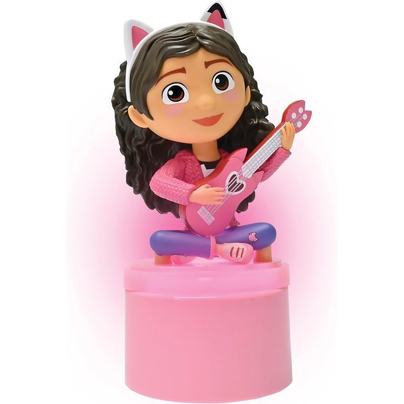 3D Φως Νυκτός Gabby's Dollhouse με Απαλό Λευκό Φωτισμό - LED Παιδικό Φωτάκι Ροζ - Lexibook NLJ01GDH