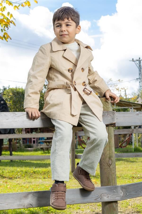 Παιδικά Παπούτσια Hightop - Καφέ (Μεγέθη 24-32)