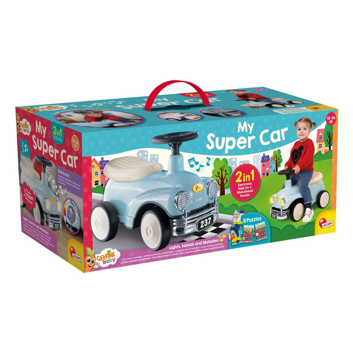 Περπατούρα Αμάξι Αντίκα My Super Car 2 σε 1 Carotina Baby 102259