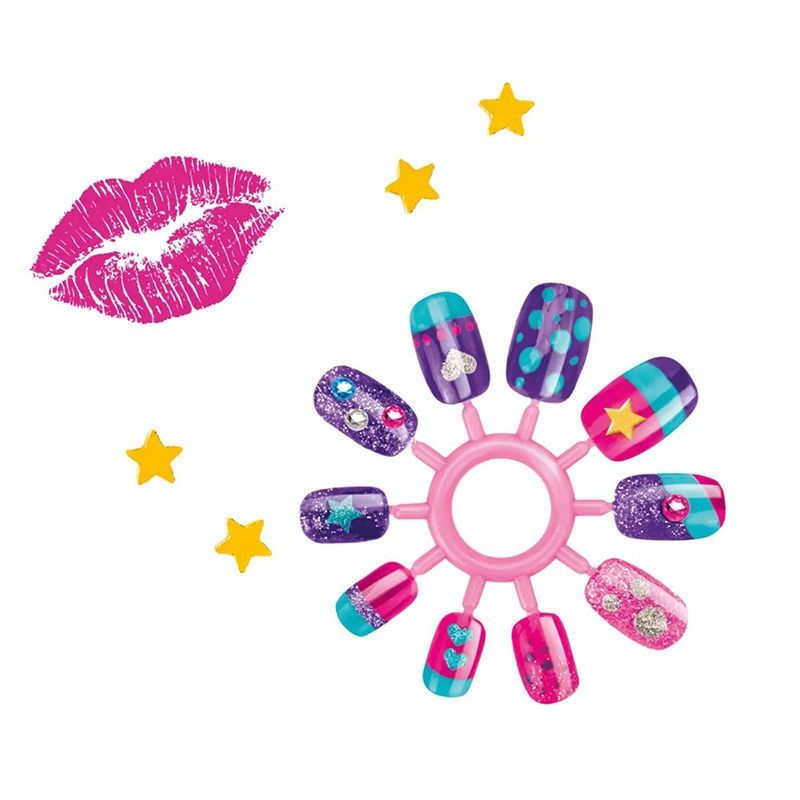 Glam and Go Beauty Caddy - Βαλιτσάκι Μακιγιάζ με Σκιές, Λιπ Gloss & Nail Art - 8+ Ετών Lexibook CRSS24