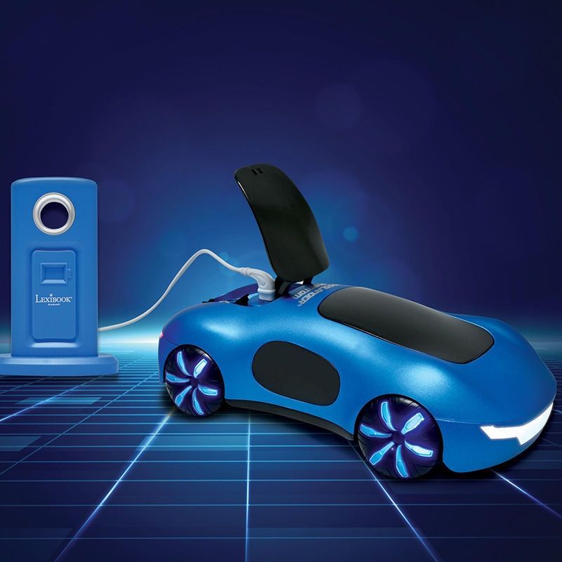 Crosslander® Phantom - Επαναφορτιζόμενο RC Αγωνιστικό Αυτοκίνητο με Καπνό, Φώτα & Gesture Control - Lexibook RC65