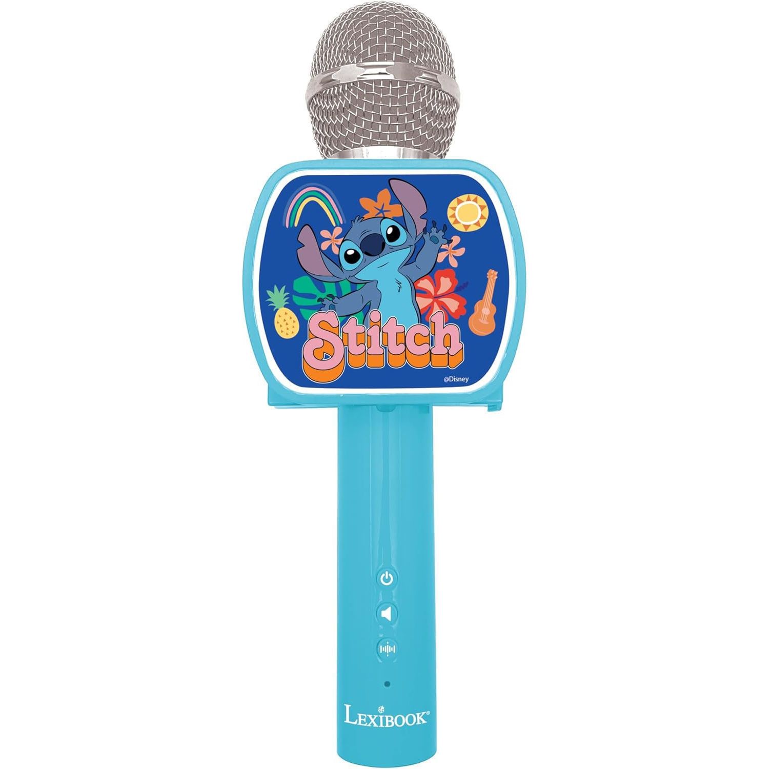 Μικρόφωνο καραόκε Disney Stitch Με Bluetooth, .ενσωματωμένο ηχείο και βάση smartphone Lexibook MIC240D