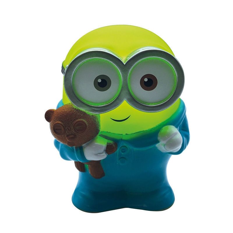 3D Φως Νυκτός Minions με Αλλαγή Χρωμάτων - LED Παιδικό Φωτάκι 13cm για Δωμάτιο- Lexibook NLJ01DES