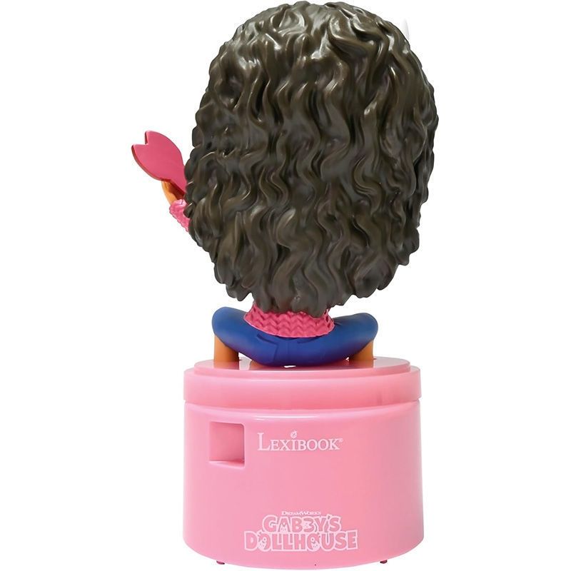 3D Φως Νυκτός Gabby's Dollhouse με Απαλό Λευκό Φωτισμό - LED Παιδικό Φωτάκι Ροζ - Lexibook NLJ01GDH