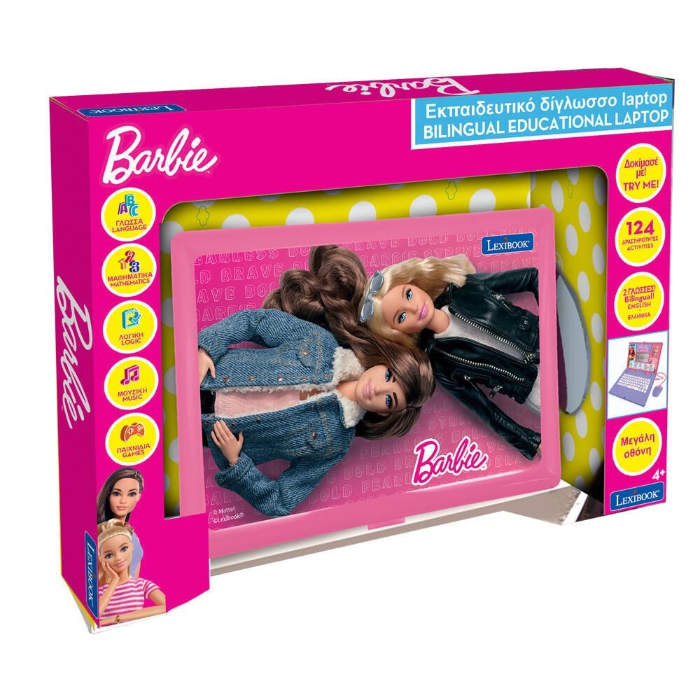 Εκπαιδευτικό Δίγλωσσο Laptop Lexibook Barbie JC598BBi8