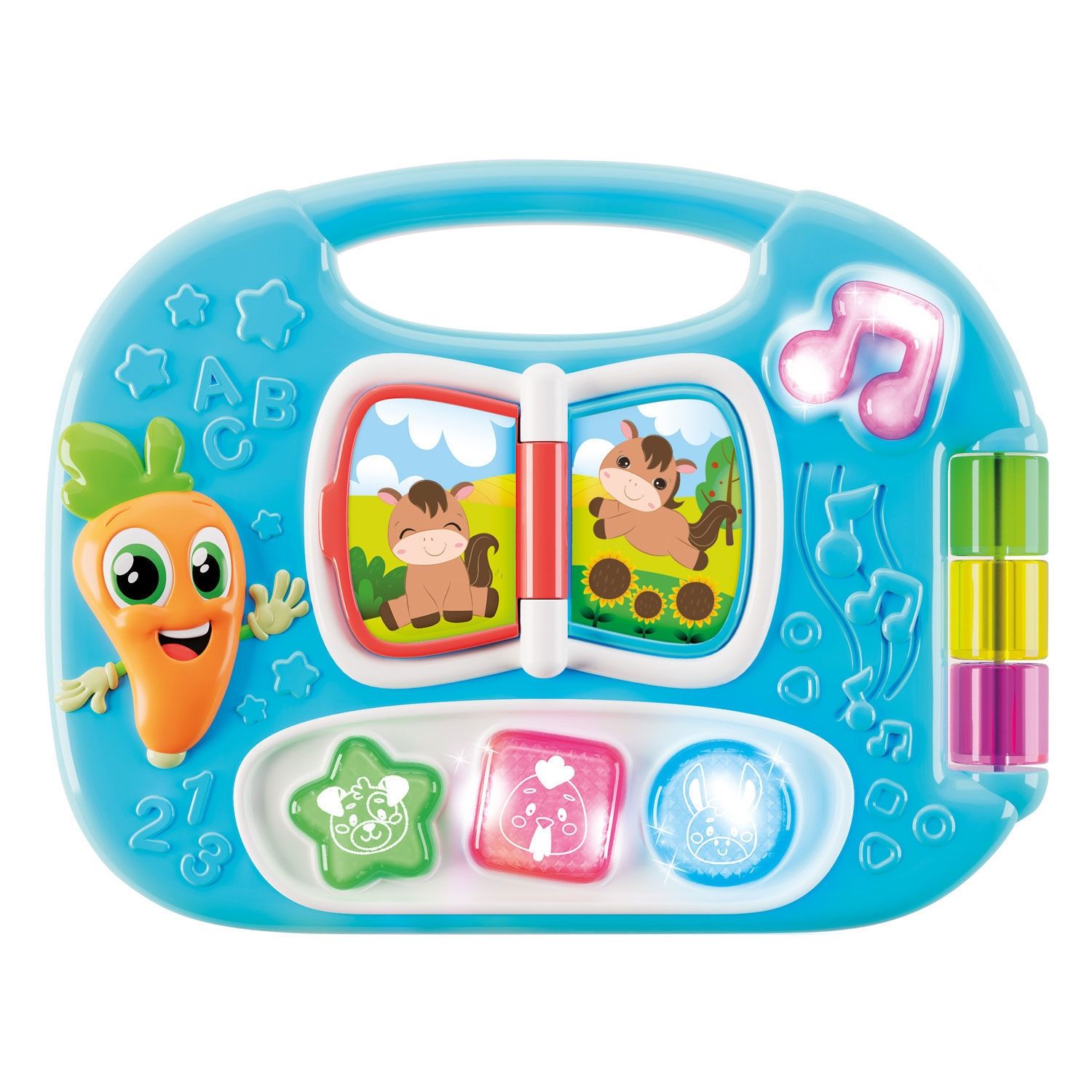 Mini Εκπαιδευτικό Τραπεζάκι Φάρμα με Ήχους & Φώτα Carotina Baby Lisciani 109906