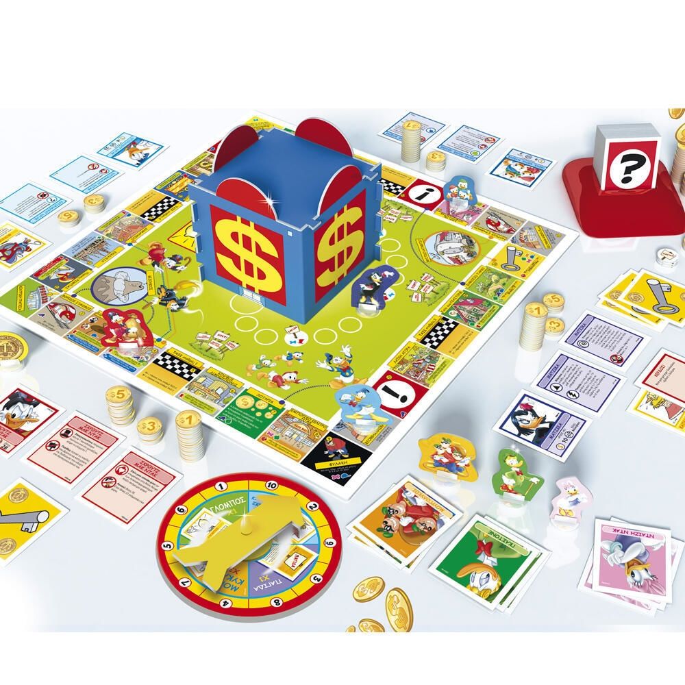 Περιπέτεια στη Λιμνούπολη Disney - Επιτραπέζιο Παιχνίδι για 2-7 Παίκτες Lisciani 68111