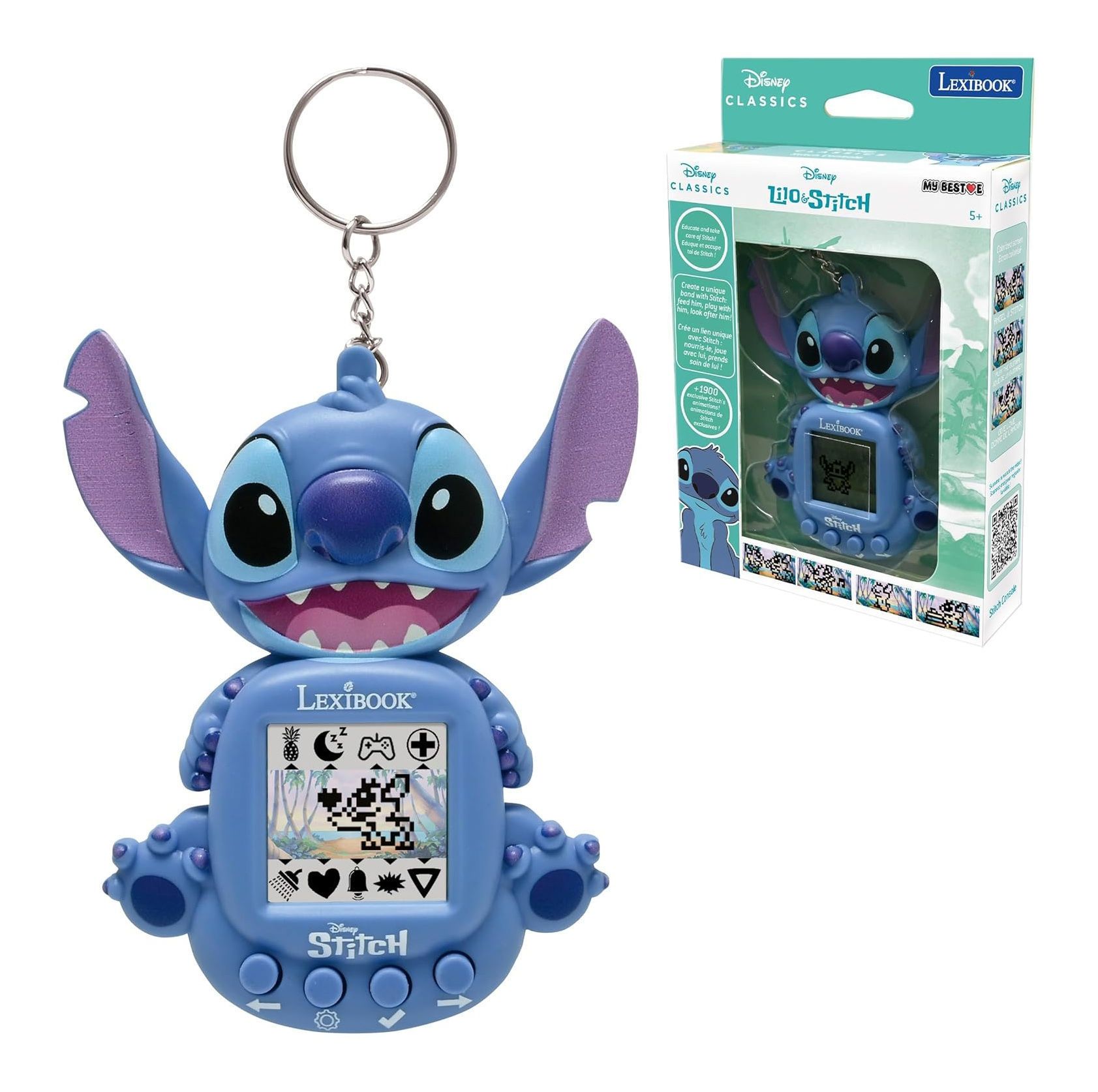 Διαδραστική Μίνι Κονσόλα Lexibook Disney Stitch My Best-E