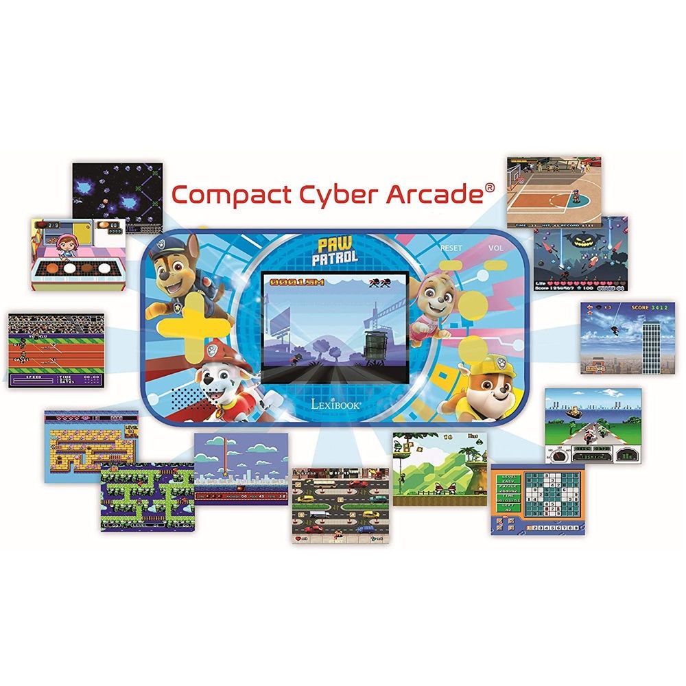 ΚΟΝΣΟΛΑ CYBER ARCADE PAW PATROL - ΟΘΟΝΗ 2,5 150 ΠΑΙΧΝΙΔΙΑ