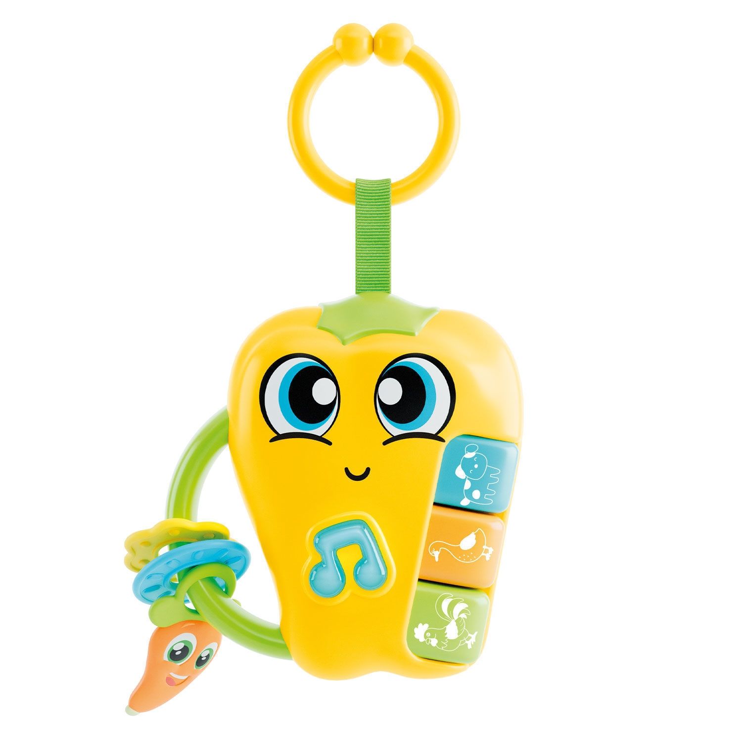 Carotina Baby Pepper (Πιπεριά) - Βρεφική Ηλεκτρονική Κουδουνίστρα με Μελωδίες Lisciani 109883