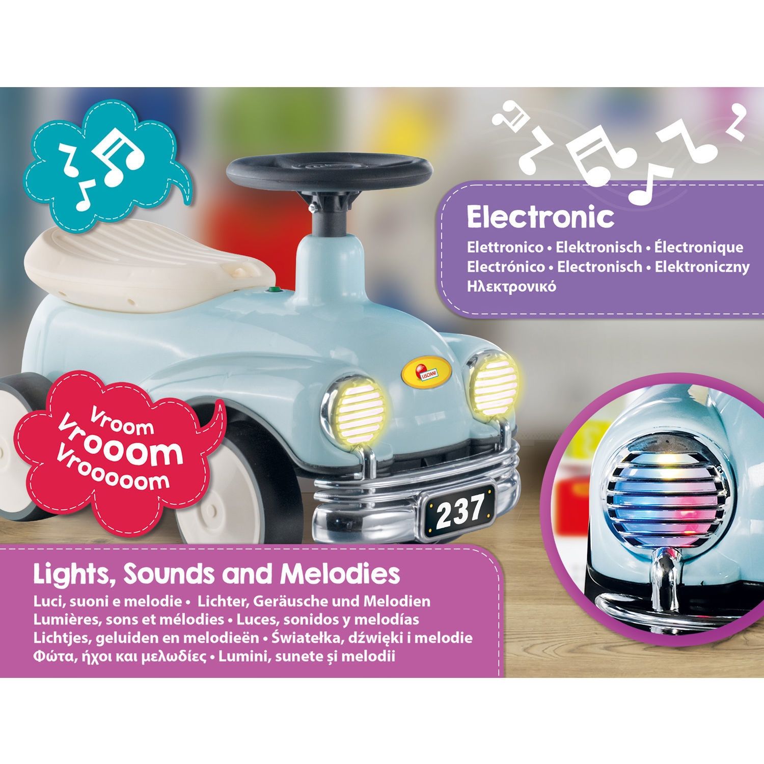 Περπατούρα Αμάξι Αντίκα My Super Car 2 σε 1 Carotina Baby 102259