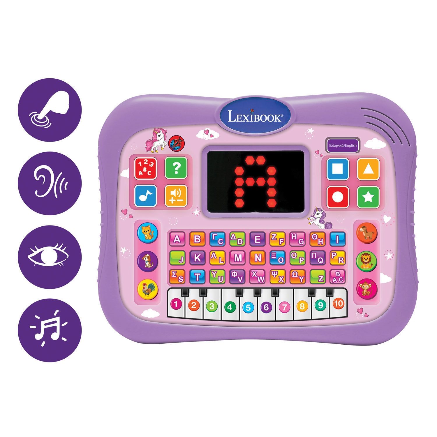 Εκπαδευτικό δίγλωσσο Tablet Μονόκερος 3+ Ετών Lexibook JCPAD007UNIi8